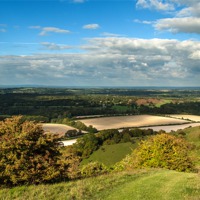 Buy canvas prints of Downs to the Weald by Malcolm McHugh