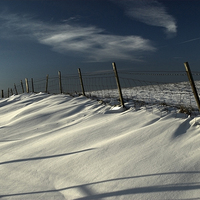 Buy canvas prints of Snow on the South Downs by Malcolm McHugh
