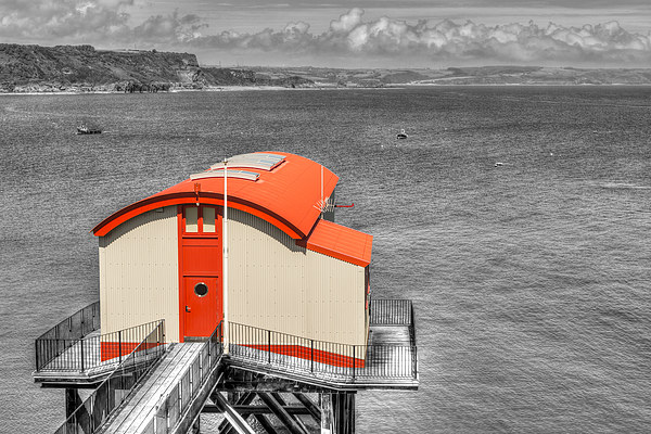 The Old Lifeboat Station, Tenby Picture Board by Malcolm McHugh