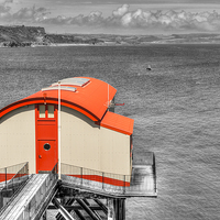 Buy canvas prints of The Old Lifeboat Station, Tenby by Malcolm McHugh