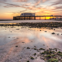 Buy canvas prints of A very low tide by Malcolm McHugh