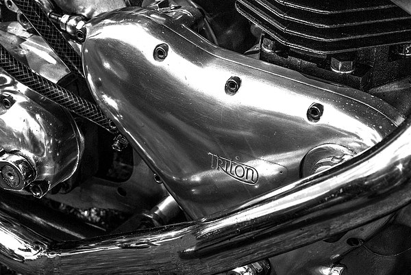 Triton Chrome Picture Board by Malcolm McHugh