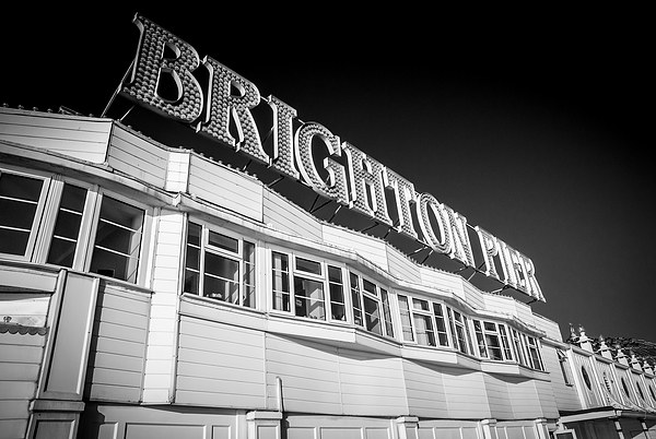 Brighton Signage Picture Board by Malcolm McHugh