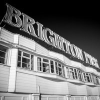 Buy canvas prints of Brighton Signage by Malcolm McHugh