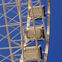 Buy canvas prints of Wheel in the Blue by Malcolm McHugh