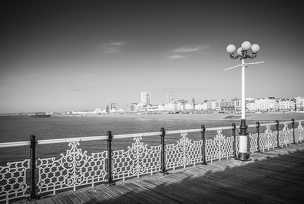 Brighton Pier to the Shore Picture Board by Malcolm McHugh