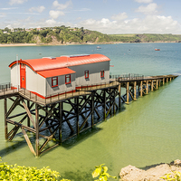 Buy canvas prints of The Old Lifeboat House, Tenby. by Malcolm McHugh