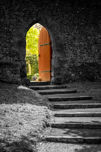 A Doorway to Serenity Picture Board by Malcolm McHugh