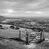 Buy canvas prints of Moody Weald by Malcolm McHugh