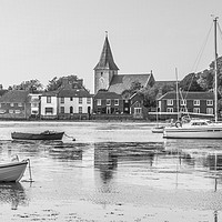 Buy canvas prints of Majestic Saxon Church on the Sussex Coast by Malcolm McHugh
