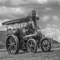 Buy canvas prints of The Nostalgic Little Giant Tractor by Malcolm McHugh