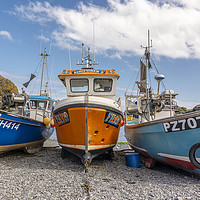 Buy canvas prints of Cadgwith Trio by Malcolm McHugh