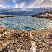 Buy canvas prints of Porthleven Harbour - Cornwall by Malcolm McHugh