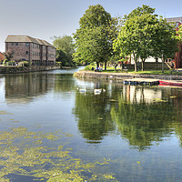 Buy canvas prints of Chichester Canal Basin by Malcolm McHugh