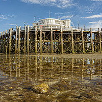 Buy canvas prints of Pier End Reflection by Malcolm McHugh