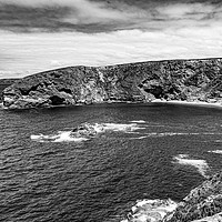 Buy canvas prints of Majestic Gooden Heane Cove by Malcolm McHugh