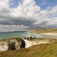 Buy canvas prints of Coastal Beauty in Cornwall by Malcolm McHugh