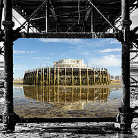 Buy canvas prints of Alternative Pier Views by Malcolm McHugh