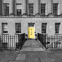 Buy canvas prints of Black White and Yellow by Malcolm McHugh