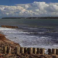 Buy canvas prints of  View across the Solent by Stephen Prosser