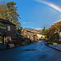 Buy canvas prints of Rainbow over Malham by Stephen Prosser