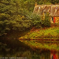 Buy canvas prints of River Cottage, Hexham, Northumberland by Martyn Arnold