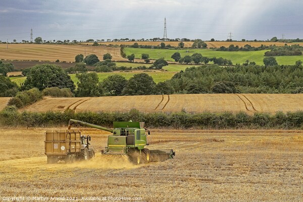 Autumn Farming Picture Board by Martyn Arnold