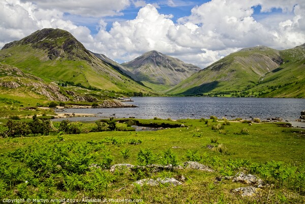 Wastwater, Great Gable and Lake District Fells Picture Board by Martyn Arnold