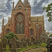 Buy canvas prints of St. Magnus Cathedral, Kirkwall, Orkney Islands by Martyn Arnold