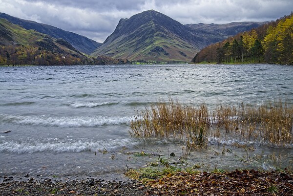 Fleetwith Pike and Buttermere Lake District Picture Board by Martyn Arnold