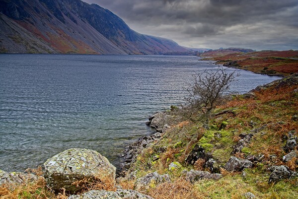 Stormy Skies over Wastwater Lake DIstrict Picture Board by Martyn Arnold