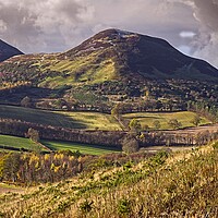 Buy canvas prints of Eildon Hills from Scott's View near Melrose by Martyn Arnold