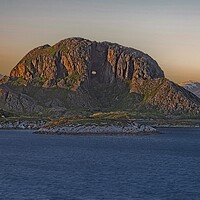 Buy canvas prints of Torghatten Mountain Norway by Martyn Arnold