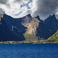 Buy canvas prints of Lofoten Islands Landscape Norway by Martyn Arnold