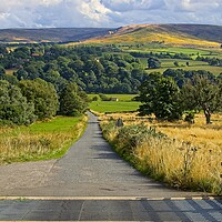 Buy canvas prints of Westerdale-Road to North York Moors National Park by Martyn Arnold