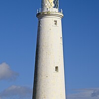Buy canvas prints of Just the Lighthouse - St Mary's Island by Martyn Arnold