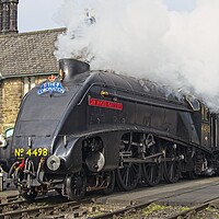 Buy canvas prints of LNER Class A4 4498 Sir Nigel Gresley Steam Train by Martyn Arnold
