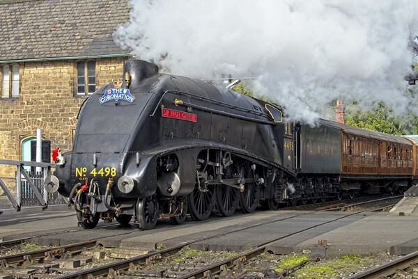A4 Class Steam Train Sir Nigel Gresley Picture Board by Martyn Arnold