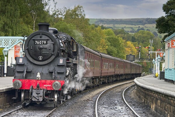 Steam Train at Grosmont Picture Board by Martyn Arnold