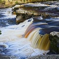 Buy canvas prints of River Swale Falls at Richmond North Yorkshire by Martyn Arnold