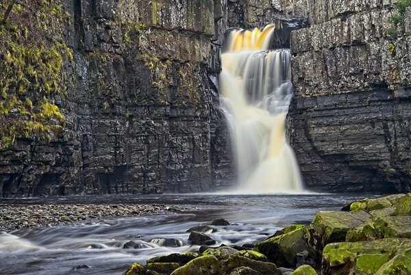 High Force Waterfall North Pennines Picture Board by Martyn Arnold