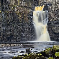 Buy canvas prints of High Force Waterfall North Pennines by Martyn Arnold