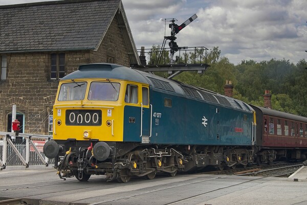 Class 47 Diesel Locomotive ‘NORTH STAR’ Picture Board by Martyn Arnold