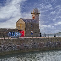 Buy canvas prints of Rocket Brigade HQ Whitehaven Harbour by Martyn Arnold