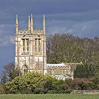 Buy canvas prints of All Saints Church, Aldwincle, Northamptonshire by Martyn Arnold