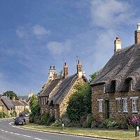Buy canvas prints of Rockingham Village Northamptonshire by Martyn Arnold