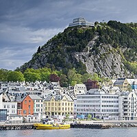 Buy canvas prints of Alesund Norway Cityscape by Martyn Arnold