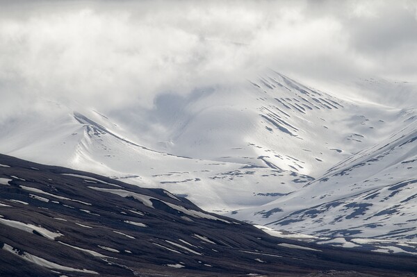Arctic Mountain Landscape Spitsbergen Svalbard Picture Board by Martyn Arnold