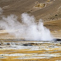 Buy canvas prints of Iceland's Hverir Geothermal Wonder by Martyn Arnold