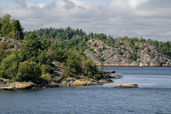 Hakefjord Landscape, Sweden Picture Board by Martyn Arnold